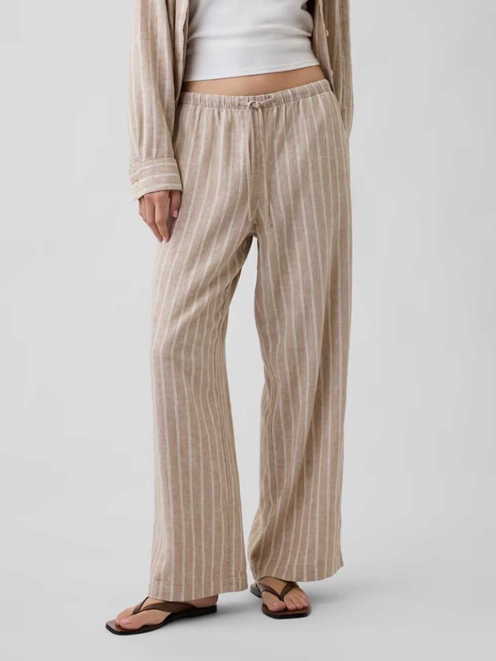 Gap Pull On Linen Pant